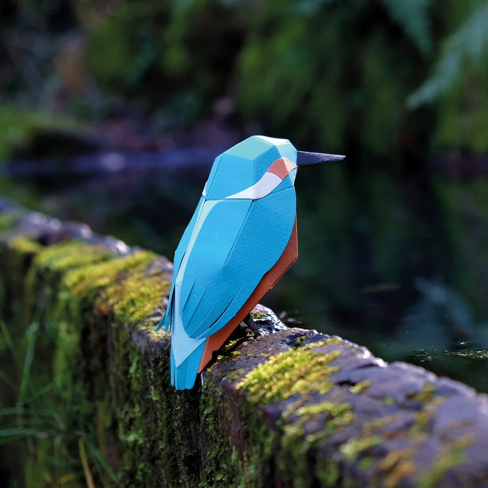 Alcedo Atthis - Martín Pescador | Kit Origami 3D - Image 6