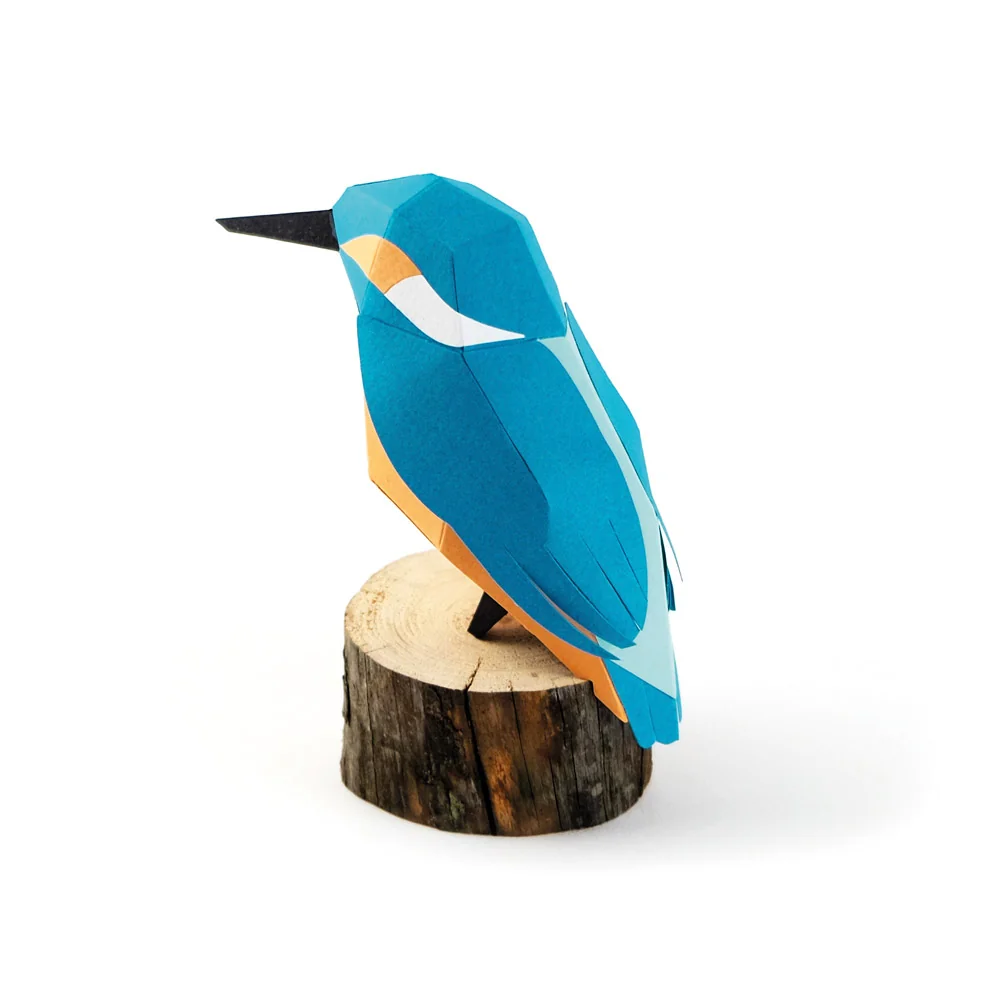 Alcedo Atthis - Martín Pescador | Kit Origami 3D - Image 4